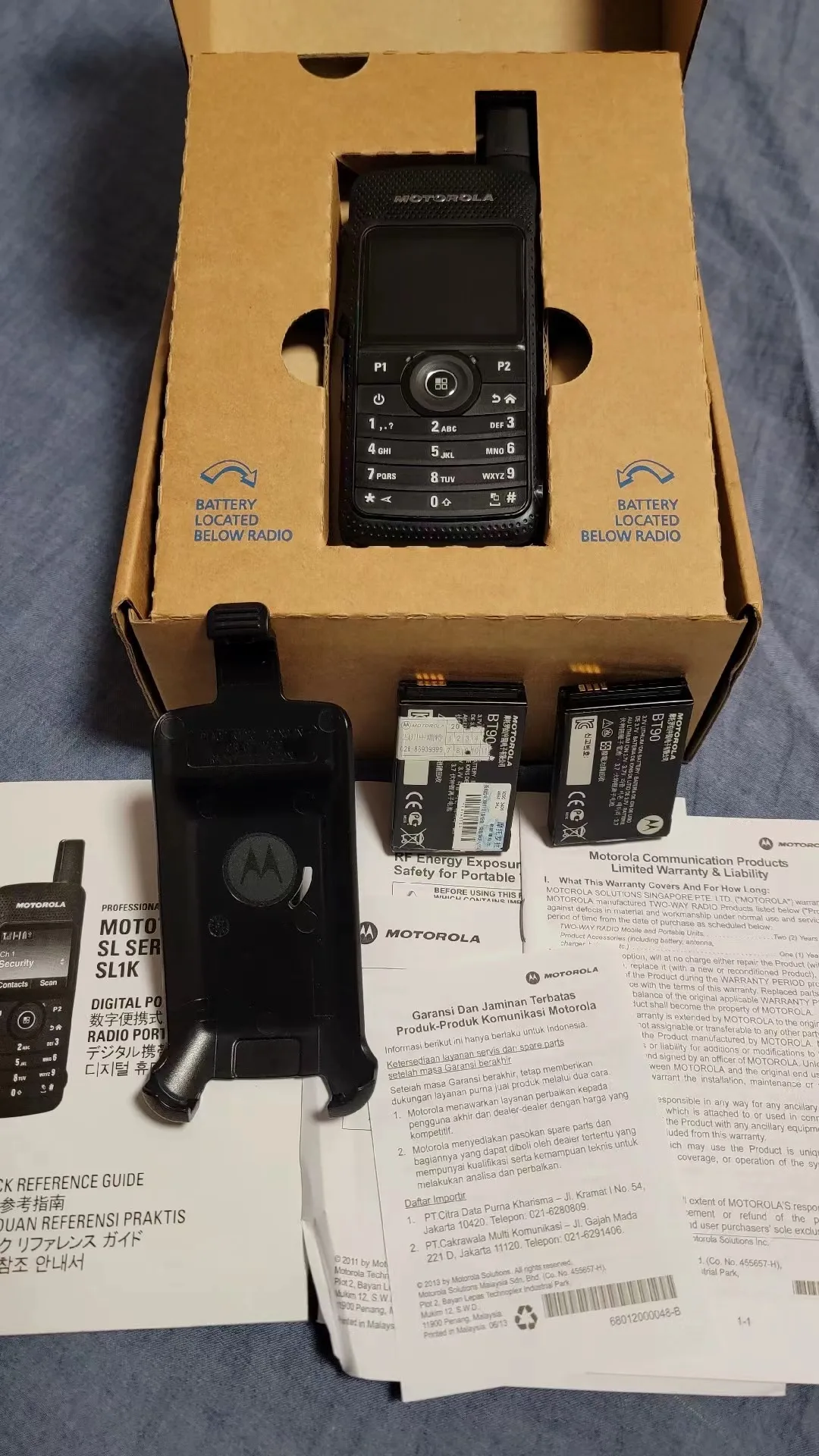 SL1K SL4000 SL8550 Handheld Digital Portable Intercom Original Two Way Radio Long Rang Walkie Talkie vhf uhf Radios for motorola - Görüntü 4