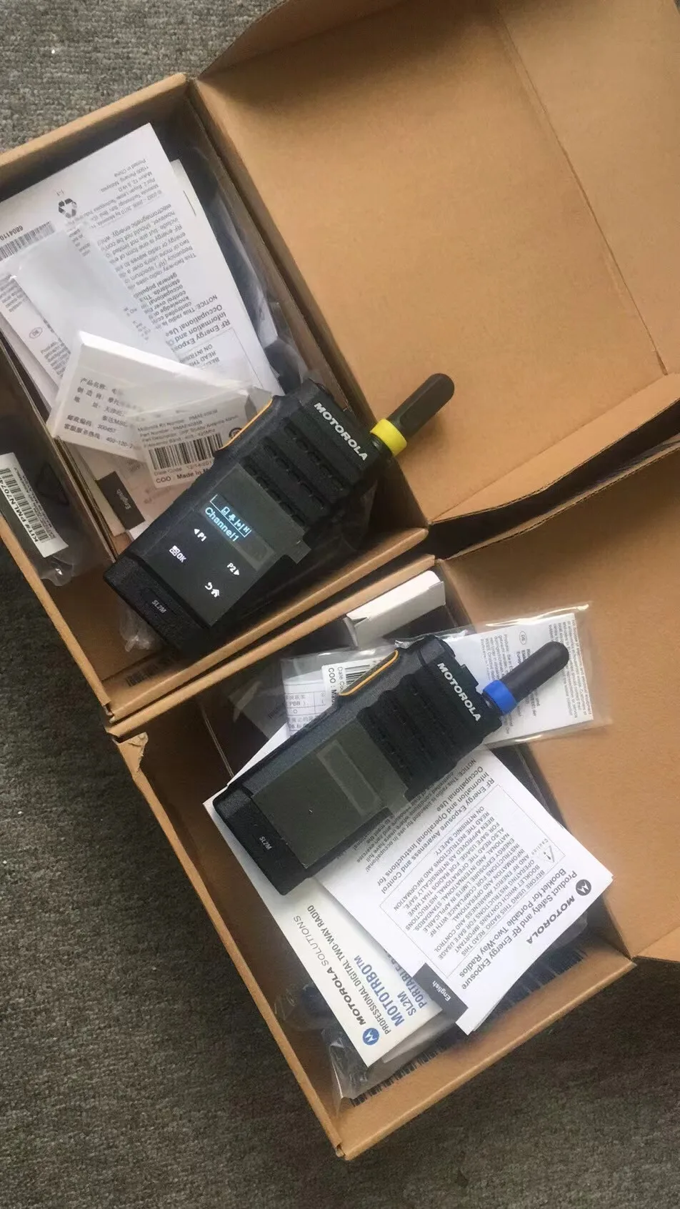 SL2600 Portable radio SL3500e Slim Two Way Radio SL2M Security radio business walkie talkie SL500e for motorola interphone - Görüntü 6